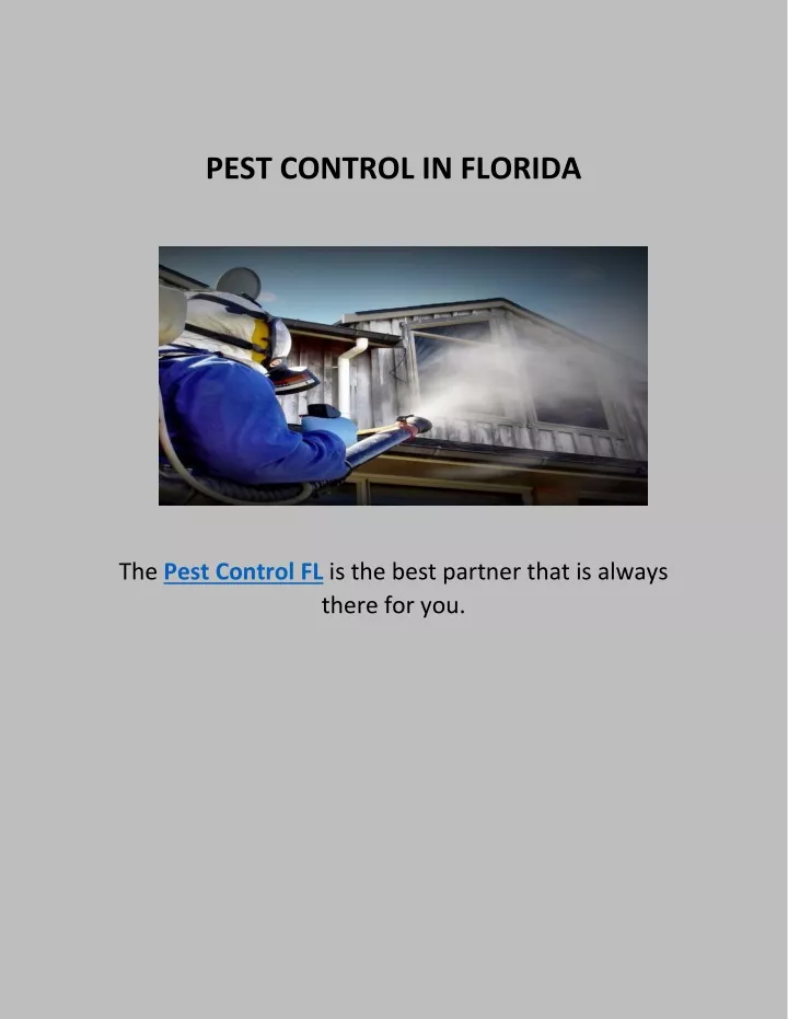 pest control in florida
