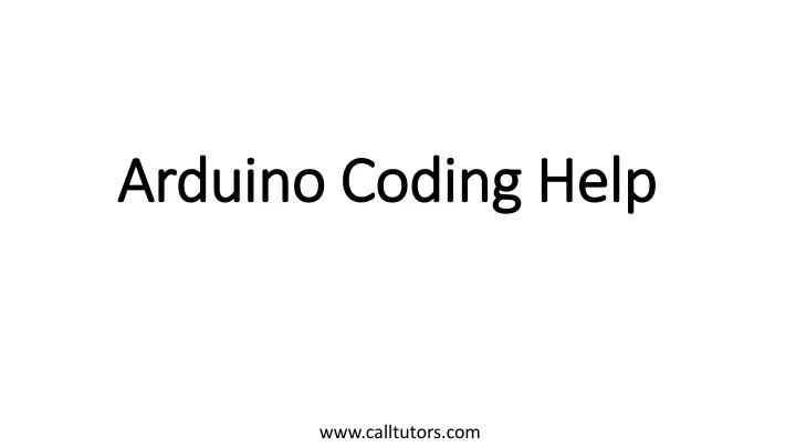 arduino coding help