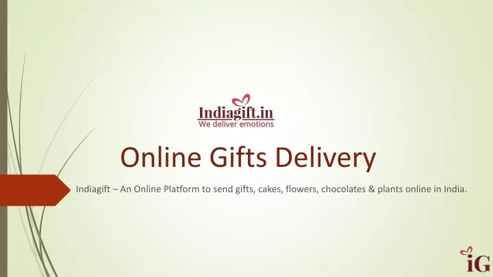 online gifts delivery