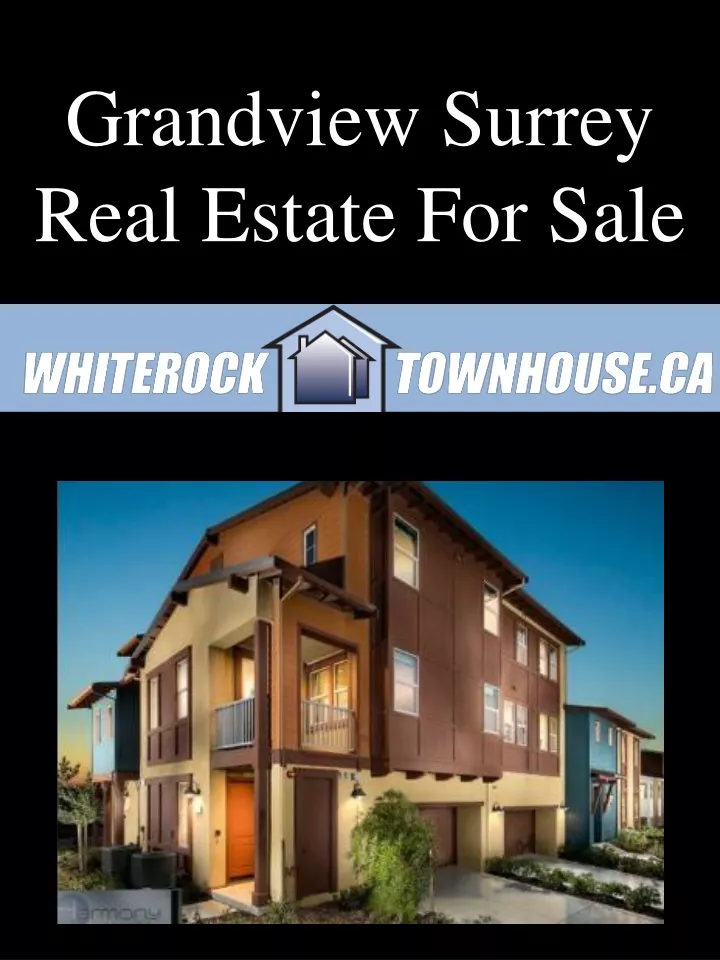 grandview surrey real estate for sale