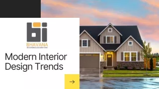 Modern Interior Design Trends