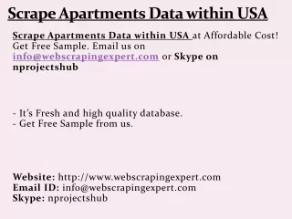 scrape apartments data within usa