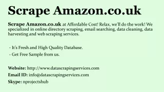 scrape amazon co uk