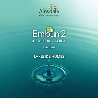 Freehold Lakeside Homes- Embun2 | Sime Darby Property