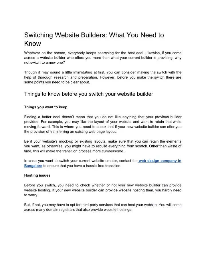 switching website builders what you need to know