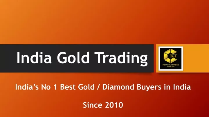india gold trading