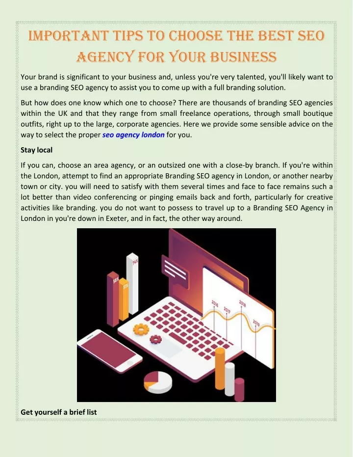 important tips to choose the best seo agency