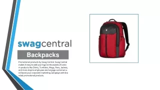 Customized Backpacks - Swag Central