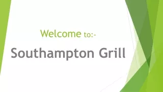 welcome to