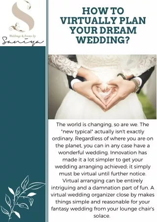 How to Virtually Plan Your Dream Wedding?