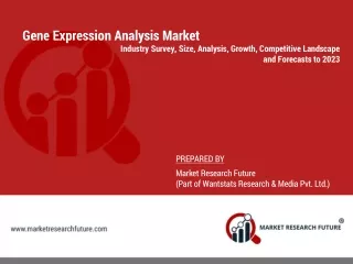 gene expression analysis market