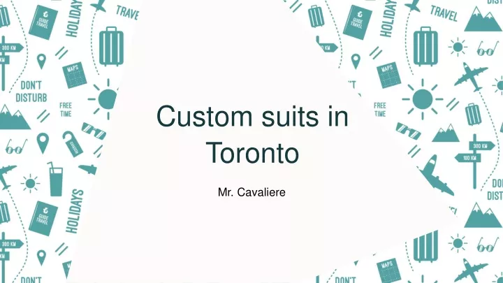custom suits in toronto