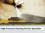 High Pressure Cleaning Service Specialist
