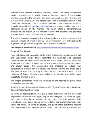 brandessence market research recently added