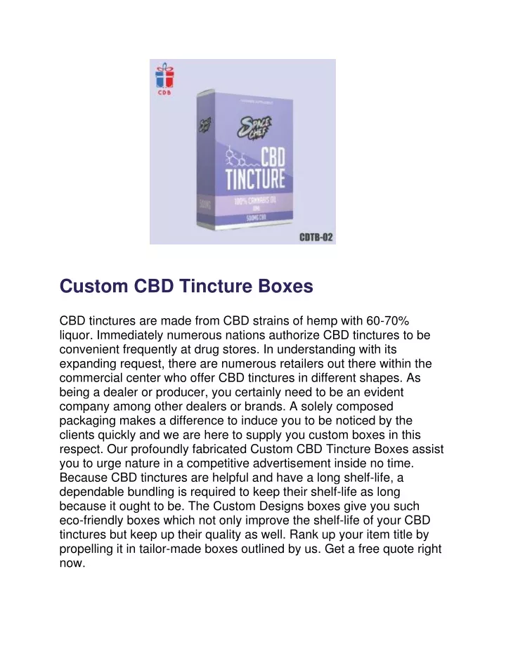 custom cbd tincture boxes cbd tinctures are made