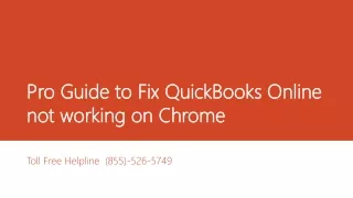 Pro Guide to Fix QuickBooks Online not working on Chrome