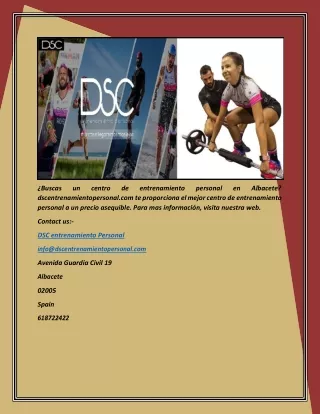 Centro de Entrenamiento Personal Albacete | dscentrenamientopersonal.com