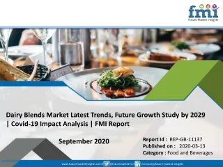 dairy blends market latest trends future growth