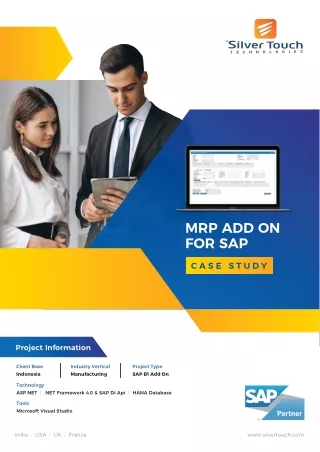 MRP ADD ON for SAP by Silver Touch Technologies