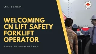 Best Forklift operator Certification in Toronto