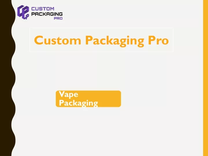 custom packaging pro