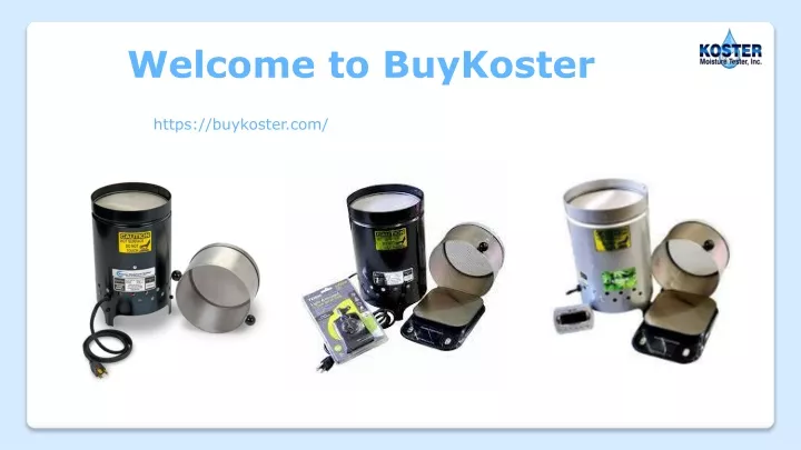 welcome to buykoster