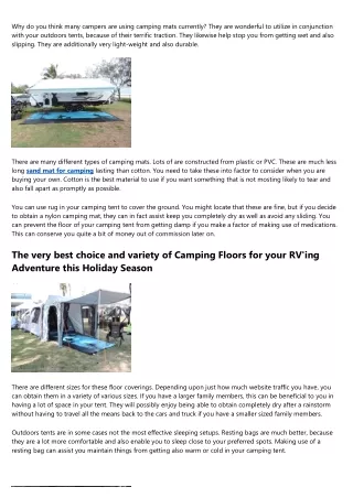 How To Outsmart Your Boss On Buy Patterned Caravan Camping Mats