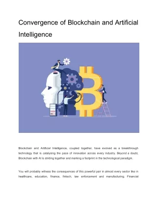 convergence of blockchain and artificial