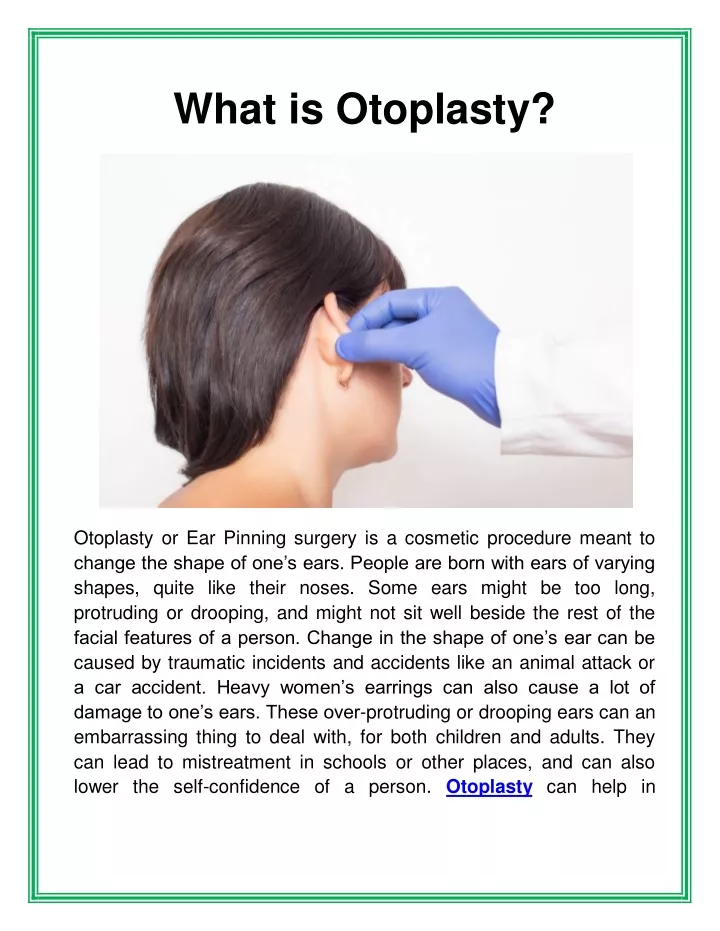 what is otoplasty