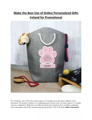 Online Personalized Gifts Ireland for Promotional