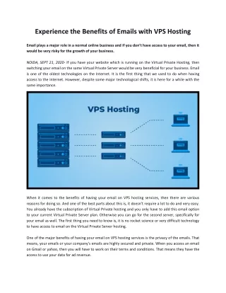 experience the benefits of emails with vps hosting