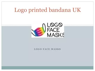 Personalised Logo Printed bandana in UK