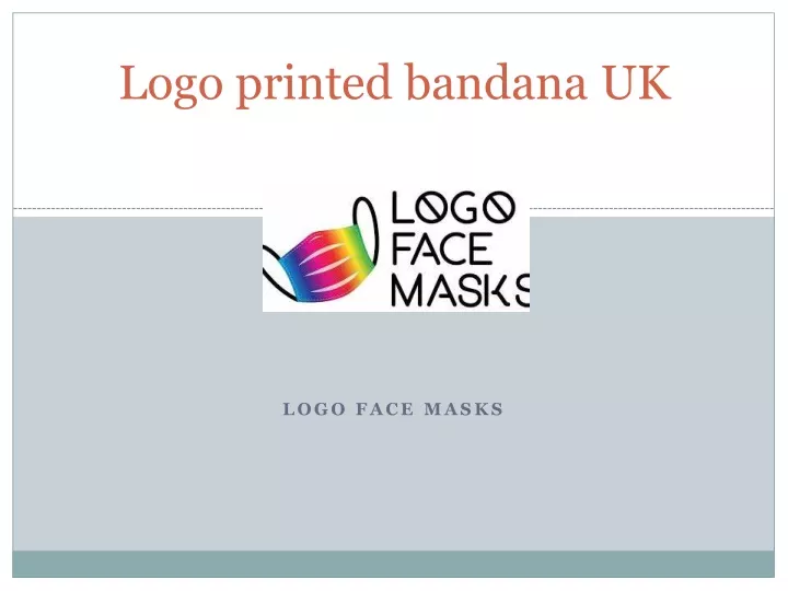 logo printed bandana uk