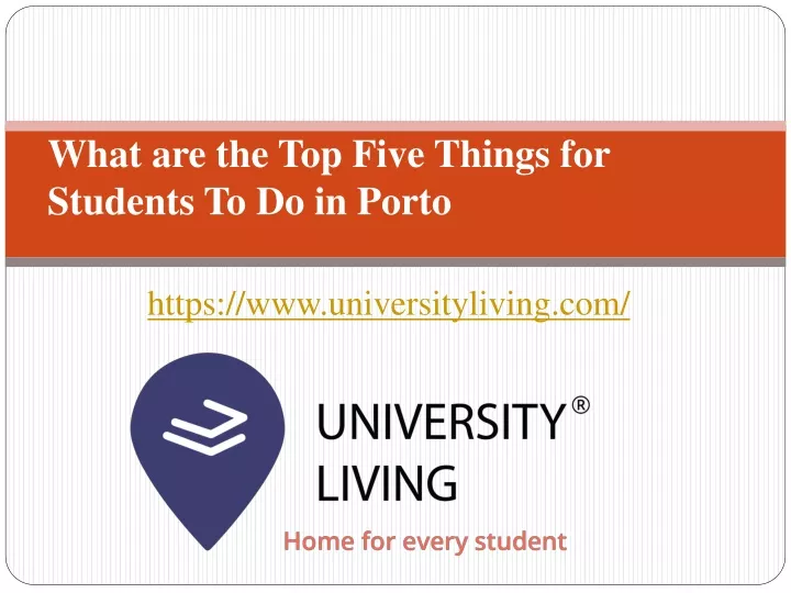 what are the top five things for students to do in porto