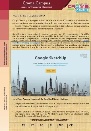 what is the use of google sketchup