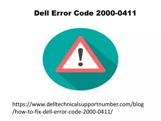 dell error code 2000 0411