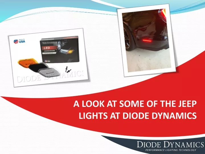 a look at some of the jeep lights at diode dynamics