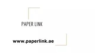 Tissue Paper Suppliers in Dubai, UAE | Paper Link
