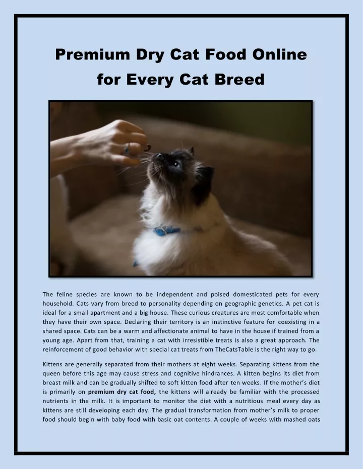 premium dry cat food online for every cat breed