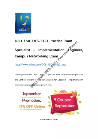 dell emc des 5121 practice exam
