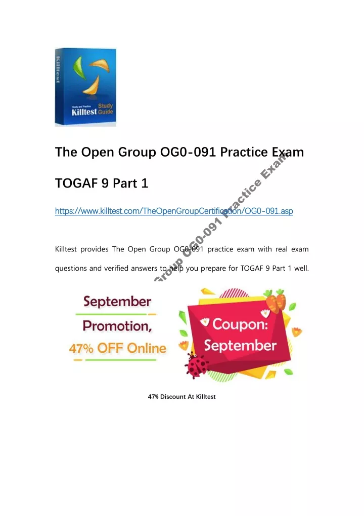 the open group og0 091 practice exam