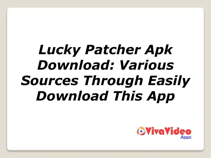 lucky patcher apk download various sources