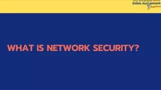 what is network security