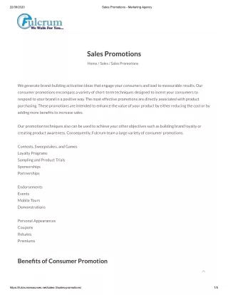 Sales Promotion and Marketing Agency in Pune