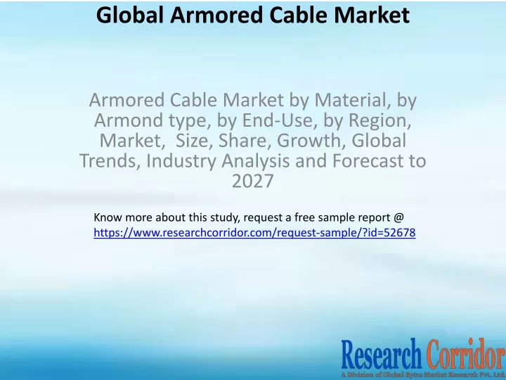global armored cable market