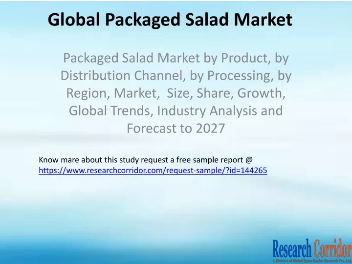 global packaged salad market