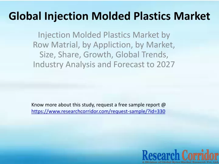 global injection molded plastics market
