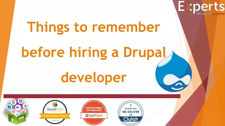 things to remember before hiring a drupal developer