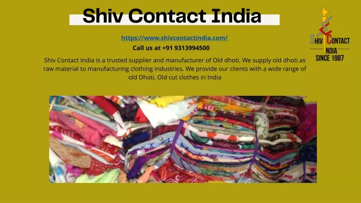 shiv contact india