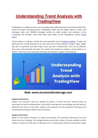 understanding trend analysis with tradingview